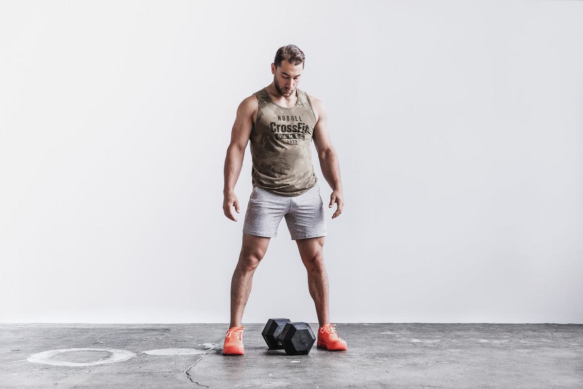 Nobull Crossfit Games® 2022 Men's Tank Tops Camo | Australia (GO8063)
